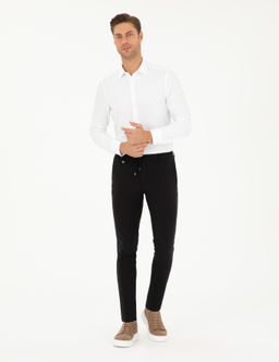 Siyah Klasik Jogger Pantolon