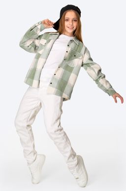 Теплая рубашка оверсайз для девочки Happyfox - Happy fox фото 5