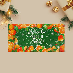 Цена за 10 шт. Конверт для денег «Чудесного Нового года», 16.5×8 см