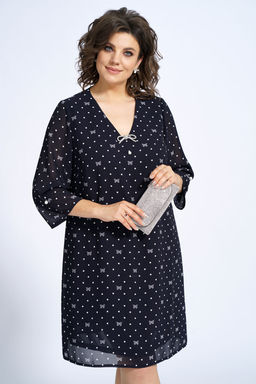 Платье ALANI 2160 темно-синий - Alani collection фото 3