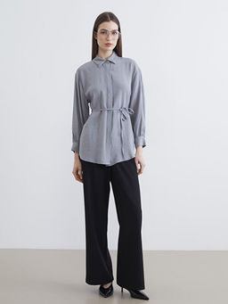 Dokulu Kad?n G?mlek Tunik