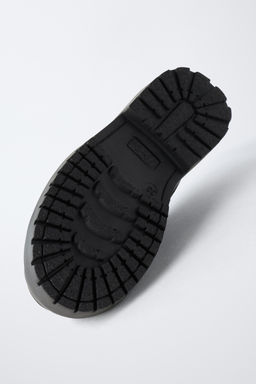 COMBINED LEATHER DECK SHOES - Zara фото 8