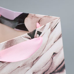 Цена за 2 шт. Пакет подарочный под бутылку, упаковка, «Нежность», 13×32×11 см