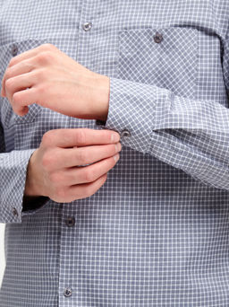 Сорочка мужская длинный рукав GREG S315/111/3519/ZN/1p  фото 8