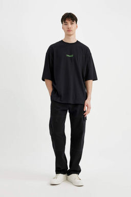 Свободная футболка с круглым вырезом и короткими рукавами Dragon Ball - Defacto фото 2