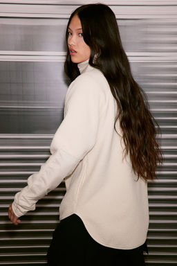 Chaqueta de deporte en borreguito