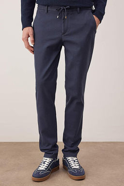 Lacivert Regular Fit Dokulu Rahat Erkek Pantolon TMNAW26PL00007