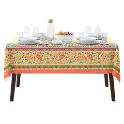 Меандр Скатерть 180х145см, длина стола до 140см, на 6 персон, хлопок Премиум 186г/м2, Домашняя мода (Россия)