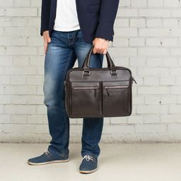 Деловая сумка для ноутбука Colston Black - Lakestone фото 18