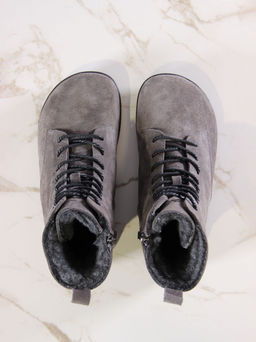 Босоногие ботинки EDART 351.NATAbl.Серый замок замша/шерсть