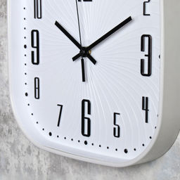 Часы настенные 30 см белые / Y8030T19-3 /уп 20/ - Галеонтрейд фото 4