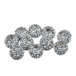 Бусина Zlatka пластик BWR-18 18 мм 10 шт №03 серебро