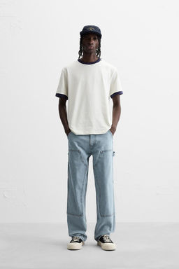 JEANS WITH CARPENTER POCKET - Zara фото 19