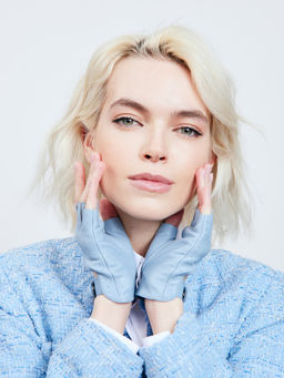 Перчатки жен ш/п LB-1005 l.blue - Labbra фото 7