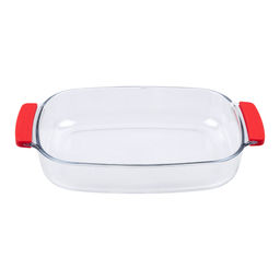 Форма для запекания 2,7л Felicita, с сил накладками-прихватками на ручки, жаропр стекло арт. 108337
