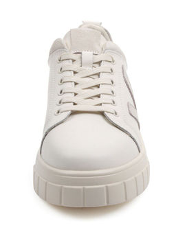 03-YС354-3 LT. BEIGE Полуботинки спортивные женские (натуральная кожа, натуральная замша)