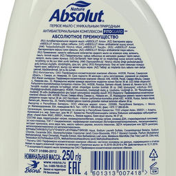 Цена за 2 шт. Мыло жидкое Absolut Nature «Алоэ», 250 мл
