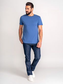 Футболка мужская короткий рукав GREG G145-RD-6035 (джинс)  фото 6