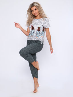 Костюм с брюками ВИЖН -1 (серый №3) - Ивановская трикотажная компания фото 2