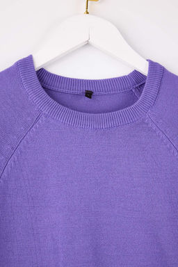 Mor Basic Reglan Kol Triko Kazak TWOAW26KZ00296 - Trendyolmilla фото 6