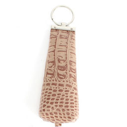Футляр для ключей Croco-кл-503 (на молнии) натуральная кожа бежевый кайман (79) 265439  фото 2