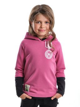 Толстовка с капюшоном UD 0337 слива - Mini maxi фото 2
