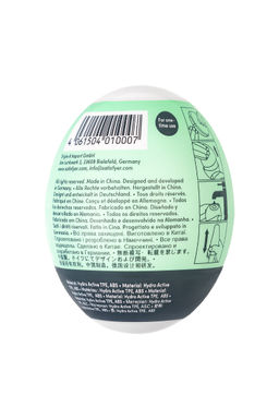 Мастурбатор нереалистичный Satisfyer Egg Single (Riffle), TPE, зеленый  фото 3