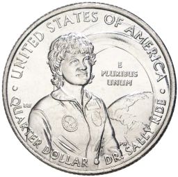 1/4 доллара (25 центов) 2022 года D США Американские женщины  Доктор Салли Райд