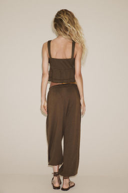 RUFFLED TOP WITH BOW - Zara фото 4