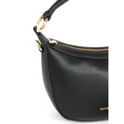 Сумка женская искусственная кожа DJ-СМ 7186-BLACK, 1отд, плечевой ремень, черный SALE 263860 - Adelia фото 4