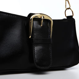 Сумка-багет на молнии, цвет черный - Simaland фото 4