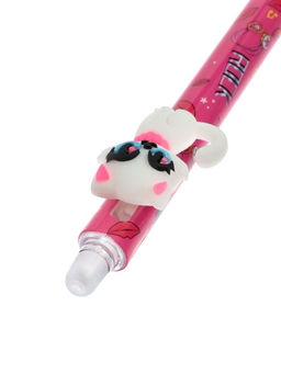 Ручка гелевая со стираемыми чернилами 0,5 мм, стержень синий, корпус тонированный