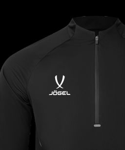 Джемпер ветрозащитный JOGEL PREMIER PerFormPROOF 1/4 Zip Wind Top, черный  фото 4