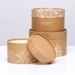 Набор шляпных коробок 3 в 1,PRESENT,16 х 10,14 х 9,13 х 8,5 см - UPAK LAND фото 2