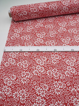 Бязь "Аура" цв.красный, ш.1.5м, хлопок-100%,120гр/м.кв