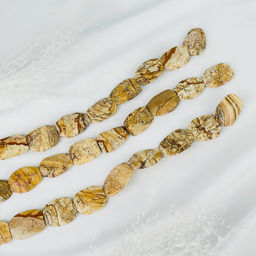 Бусины для украшений из песочной Яшмы 40 см