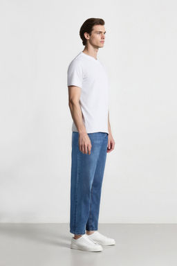 %100 Pamuk Baggy Fit Jean Pantolon - Defacto фото 6