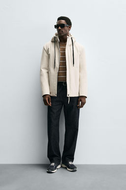 TECHNICAL HOODED JACKET