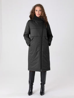 24414 Пальто черный - Dizzyway фото 2