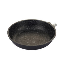 0103 GIPFEL Сковорода MARINELLA 28х6см из литого алюминия, с индукционным дном, с премиальным 3-слойным антипригарным мраморным покрытием Whitford QuanTanium, cо съемной бакелитовой ручкой. Толщина: 2,0/4,5мм  фото 7