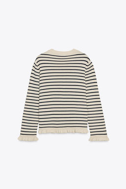 RUFFLE TRIM CARDIGAN - Zara фото 8