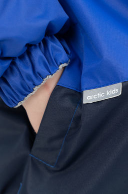 Комбинезон демисезонный синий