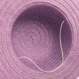 Шляпа с бомбошками для девочки MINAKU, фиолетовая, размер 50