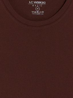 Slim Fit Bisiklet Yaka Erkek Ti??rt - Waikiki фото 2
