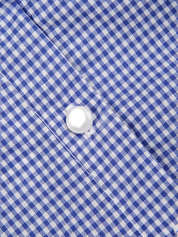 Блузка на пуговицах в клетку UD 3280 син.клетка - Mini maxi фото 4