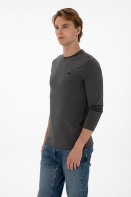 Erkek Gri Basic Sweatshirt Sepette S_rpriz _ndirim - U.s. polo assn фото 3