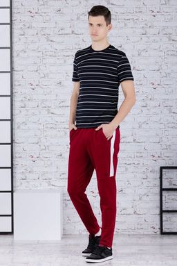 Брюки спортивные 
 3.MM054B-красный