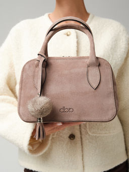 Замшевая сумка Polly DBR 31348 капучино  фото 2