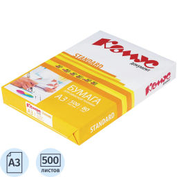 Бумага КОМУС ДОКУМЕНТ Standard (А3, марка С, 80 г/кв.м, 500 л)  фото 2