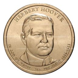1 доллар 2014 года P Герберт Гувер 31-й президент США